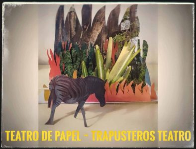 Escultura de papel y cartón en taller teatral infantil en Imaginaria.